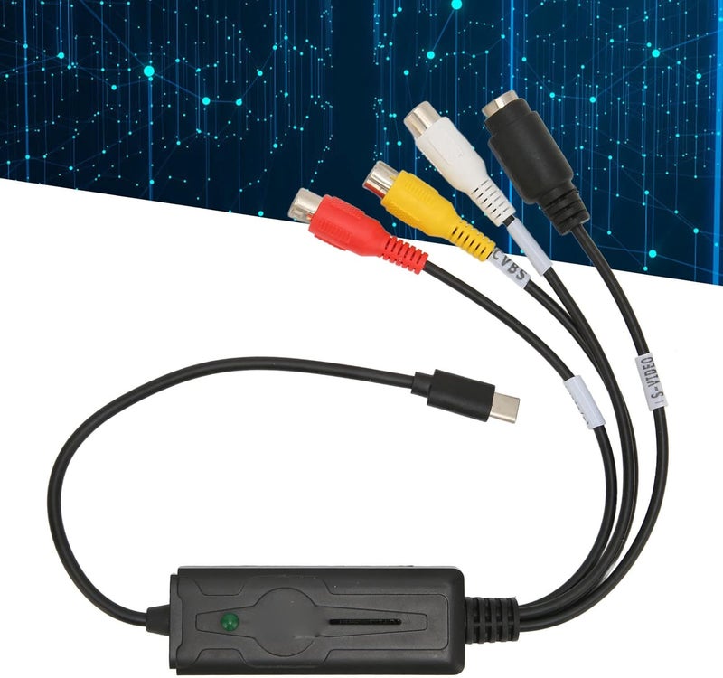 Ashata صوت USB C 2.0 لجهاز بطاقة الالتقاط، فيديو صوت نوع C لجهاز بطاقة الالتقاط لمحول USB لنظام OS X Vista 10 8 - Image 4